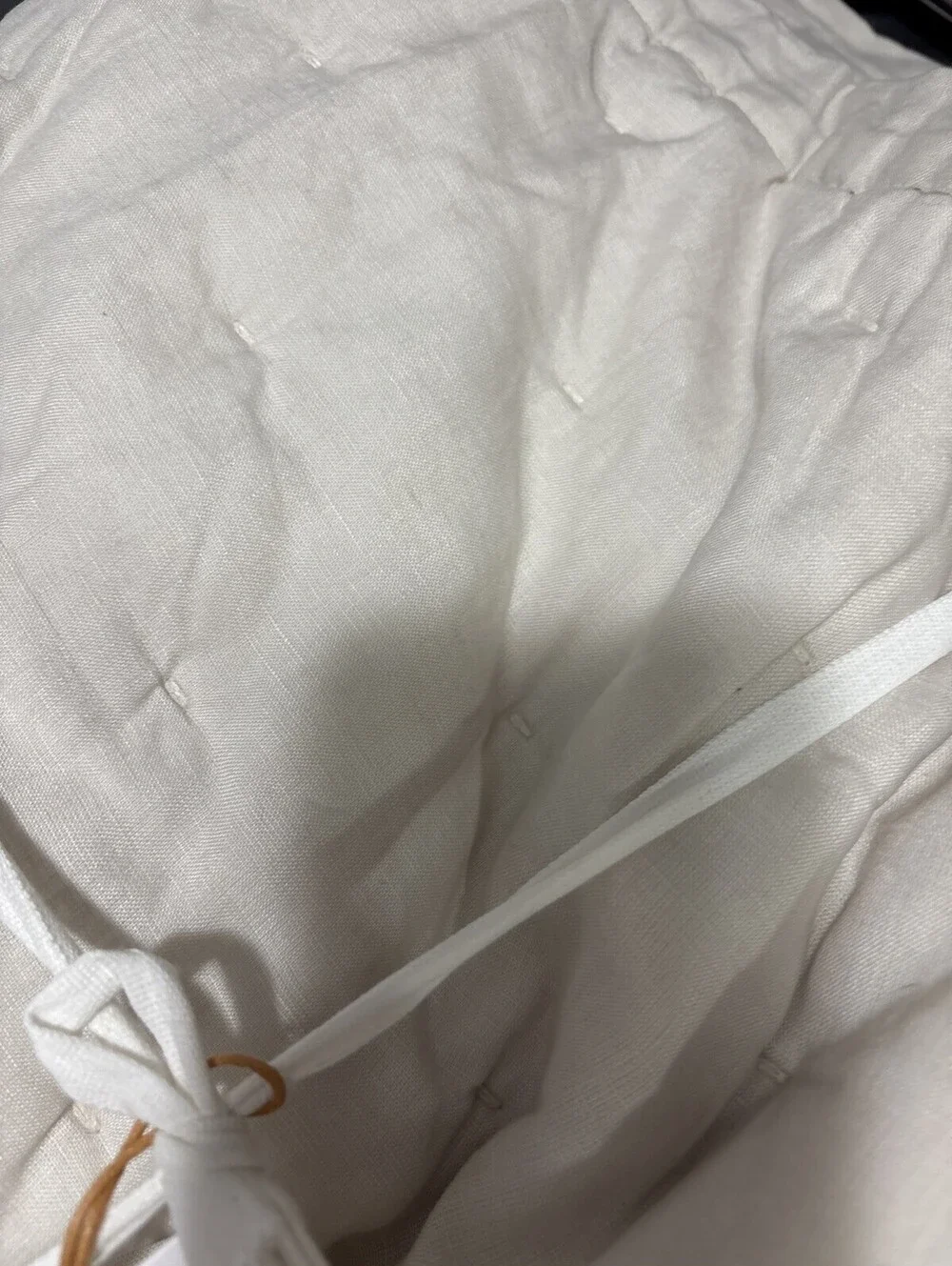 Quince European Linen Dream Quilt Full Queen Sand 88x92 NWT Linen New with Tags